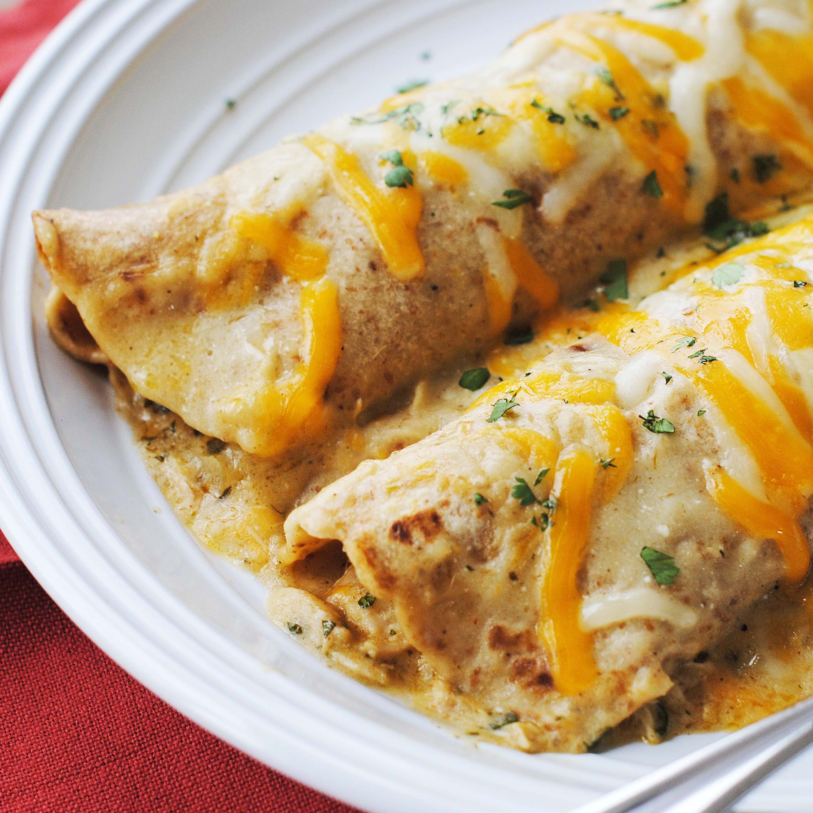 Green Chile Chicken Enchiladas 471 square