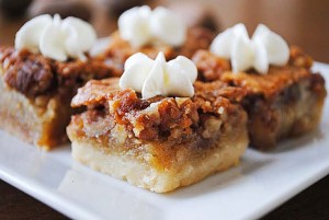 Pecan Pie Squares - These little squares have a buttery crust and taste just like pecan!