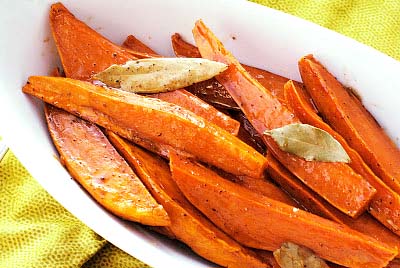 Spiced Honey-Glazed Sweet Potatoes