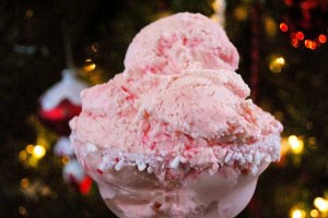 Peppermint Candy Cane Ice Cream