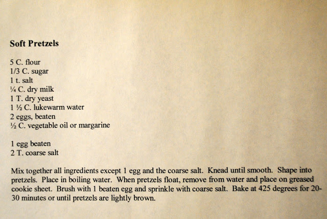 Homemade Soft Pretzel Recipe