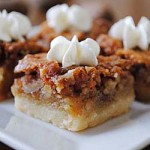 Pecan Pie Bars - These little bars taste just like pecan pie!