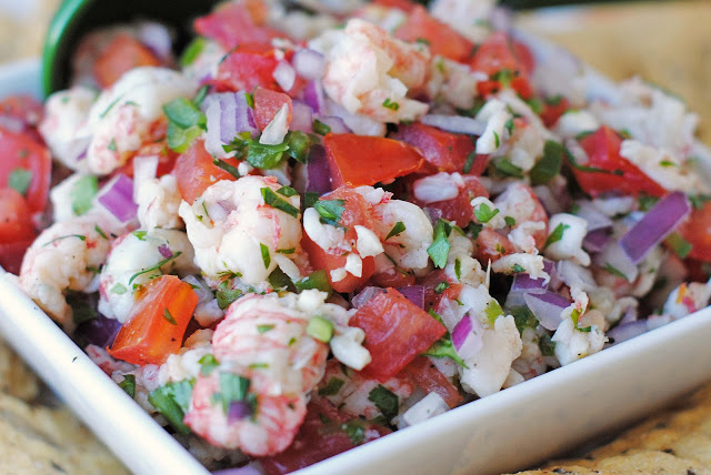 Langostino or Shrimp Salsa
