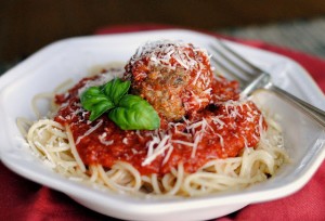Spaghetti and a Meatball