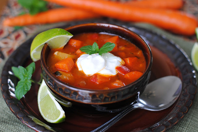 Moroccan Spiced Carrot Soup
