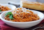 Red Pepper Pesto with Angel Hair Pasta