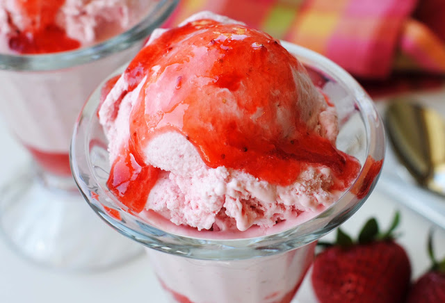 Strawberry Cake Batter Ice Cream