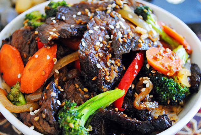 Teriyaki Beef and Rice Bowls