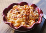 Smoked Gouda, Bacon, and White Truffle Butter Mac and Cheese