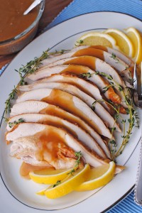 Lemon-Thyme Turkey with Lemon Gravy