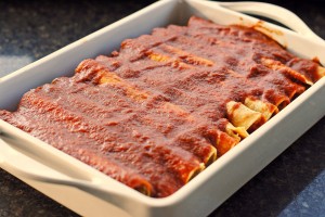 Shredded Beef Enchiladas with the BEST Homemade Enchilada Sauce
