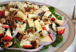 Spinach-Apple Salad with Maple Vinaigrette