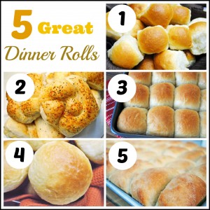 5 Great Dinner Rolls