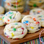 Amish Sugar Cookies with M&M's