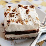 Chocolate Delight - Layers of cream cheese, chocolate pudding and whipped topping have made this vintage dessert a family favorite for generations.