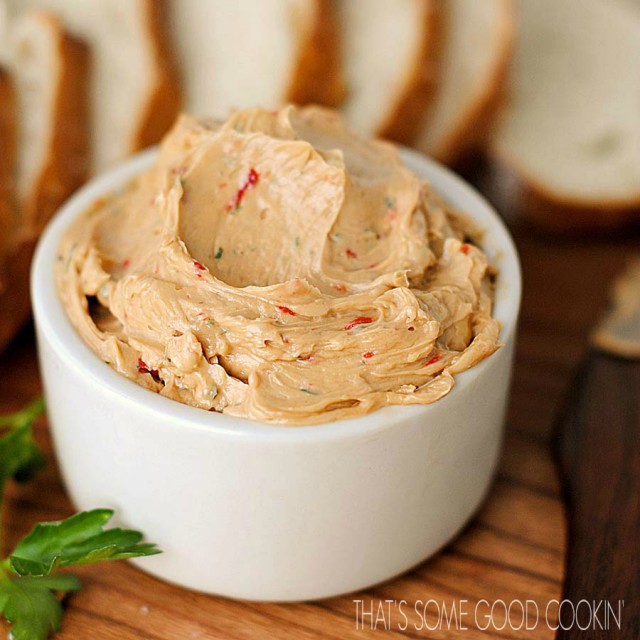 Roasted Red Pepper and Garlic Balsamic Butter