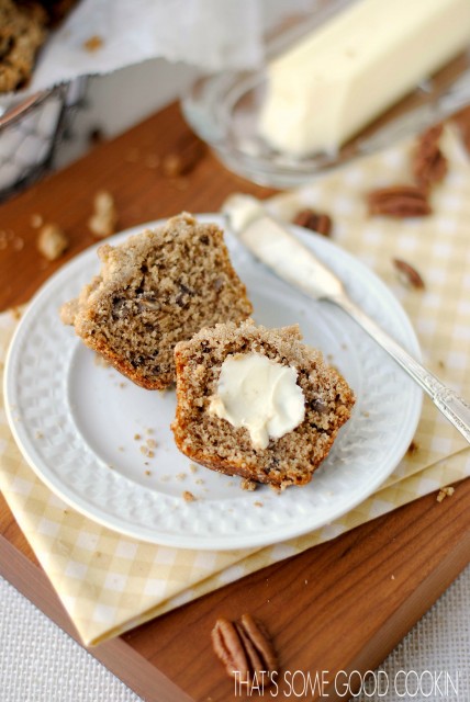 Browned Butter Toasted Pecan Muffins 