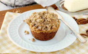 Brown Butter Toasted Pecan Muffins