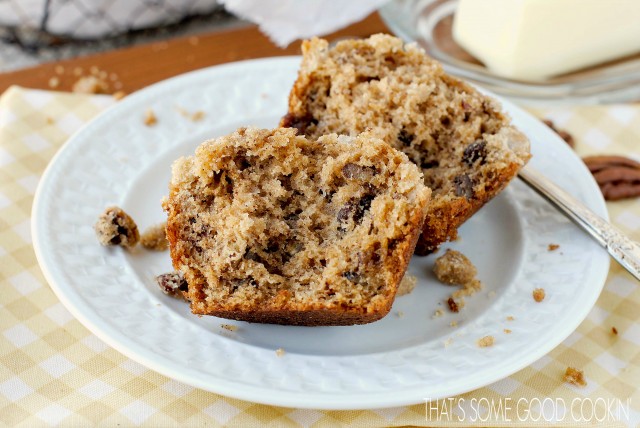 Browned Butter Toasted Pecan Muffins