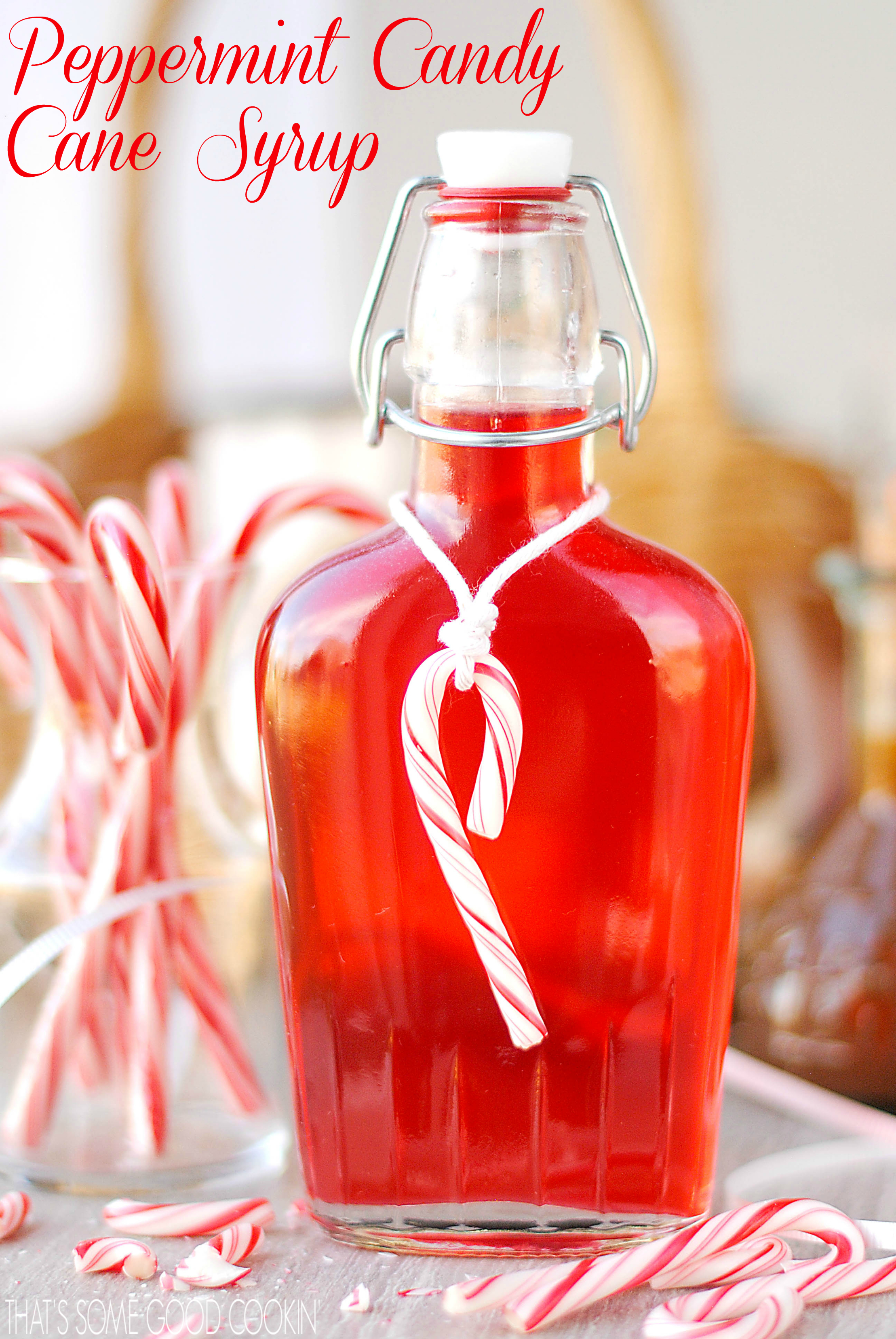 Peppermint Candy Cane Syrup
