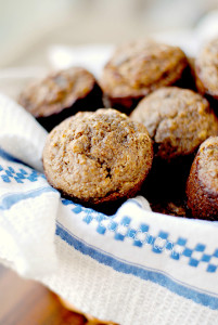 Date and Apple Honey Bran Muffins
