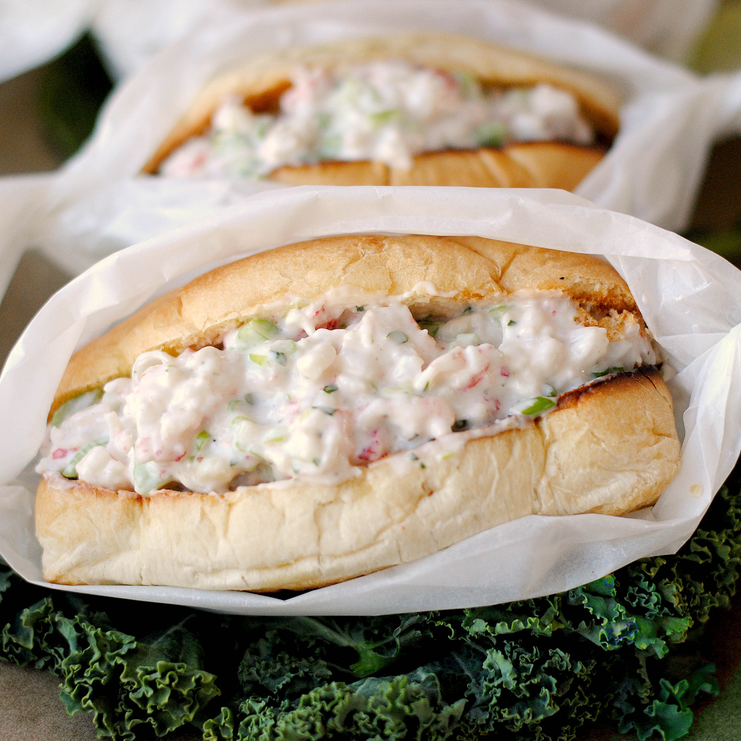 Langostino Rolls or Sliders - Amazingly easy to put together, these Langostino Rolls are a twist on a traditional lobster roll.